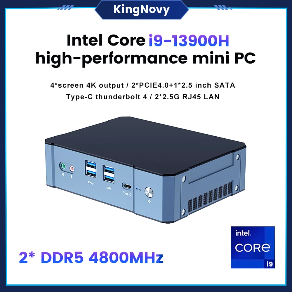  13  ̴ PC i9 13900H i7 13700H Ʈ 4 2 * DDR5 4800MHz 2 * PCIE4.0 ̴ ޴ ǻ ̸ 2*2.5G LAN WiFi6